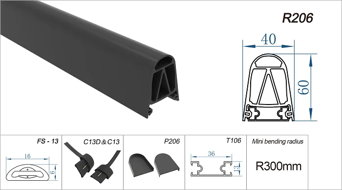 EPDM Safety Edge for Sliding Gates