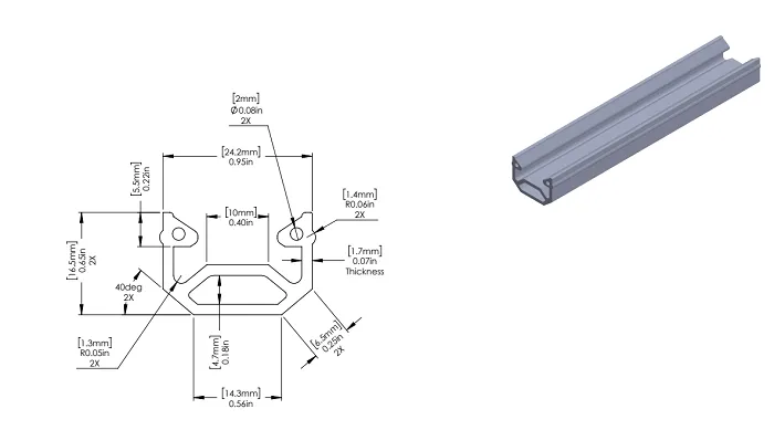 Rubber Safety Edge for Auto Road Barriers