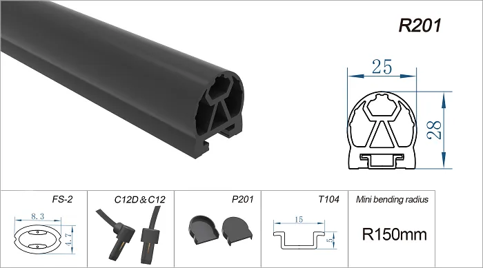 Rubber Safety Edge for Gates