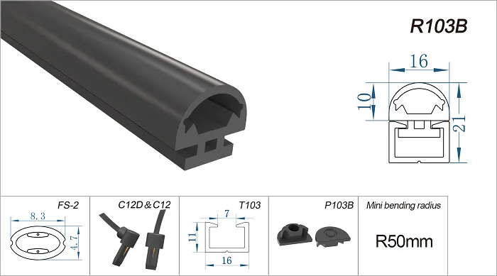Rubber Sensitive Edge for Robot