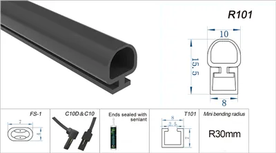 Mini Rubber Safety Edge Sensor