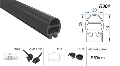 Rubber Safety Edge for Auto Machine Tool