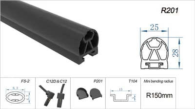 Rubber Safety Edge for Gates
